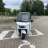 Elektrinis triratis motoroleris A6 1000W mėlynas Elektrinis triratis motoroleris A6 1000W mėlynas